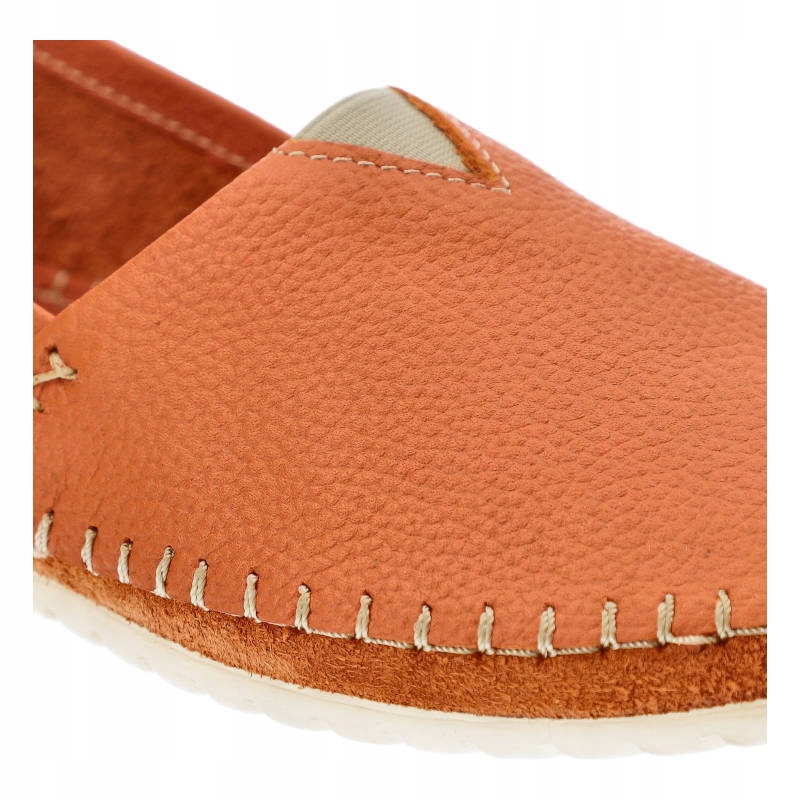 Pomarańczowe Półbuty Armodo Skórzane Buty Rozmiar 39