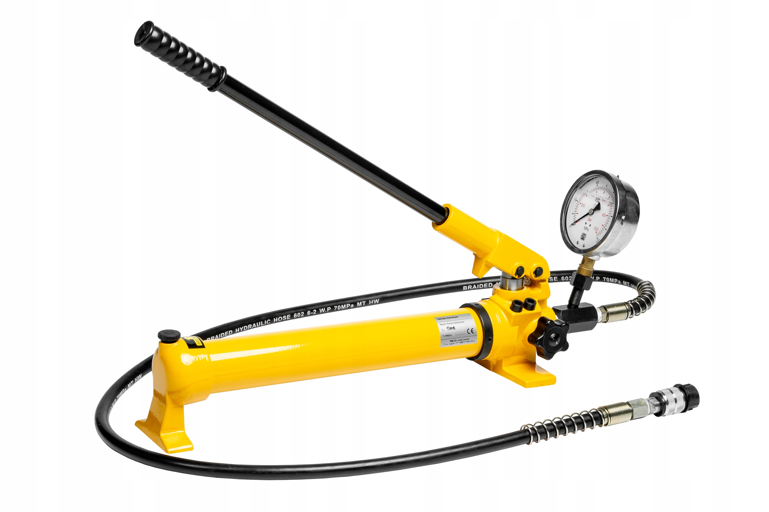 Výkonná Hydraulická Pumpa 20T Rozpěrný Lis Pohon 700BAR manometr