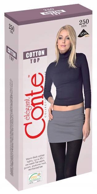 

Grube bawełniane rajstopy z niskim stanem Cotton
