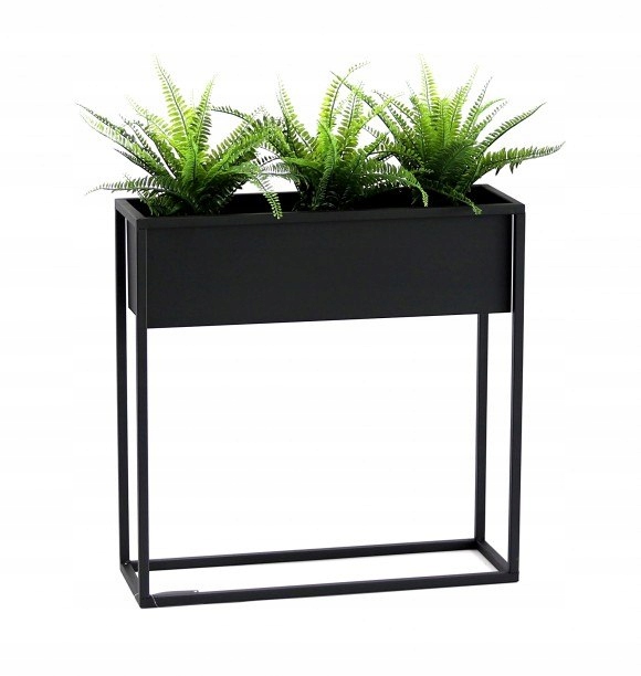 

Metalowa donica kwietnik Loft osłona 60x60x21cm
