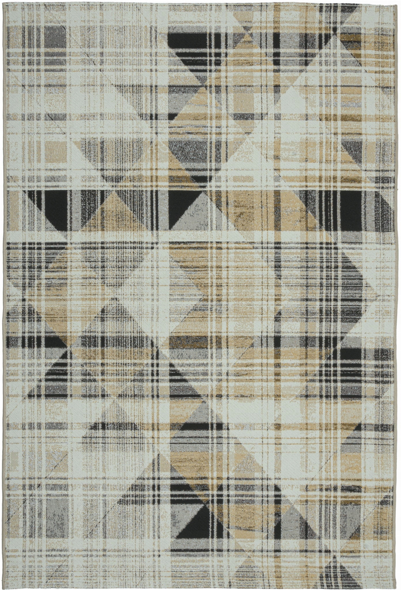Koberec Dara 80x150 cm Trojúhelníky Žlutý