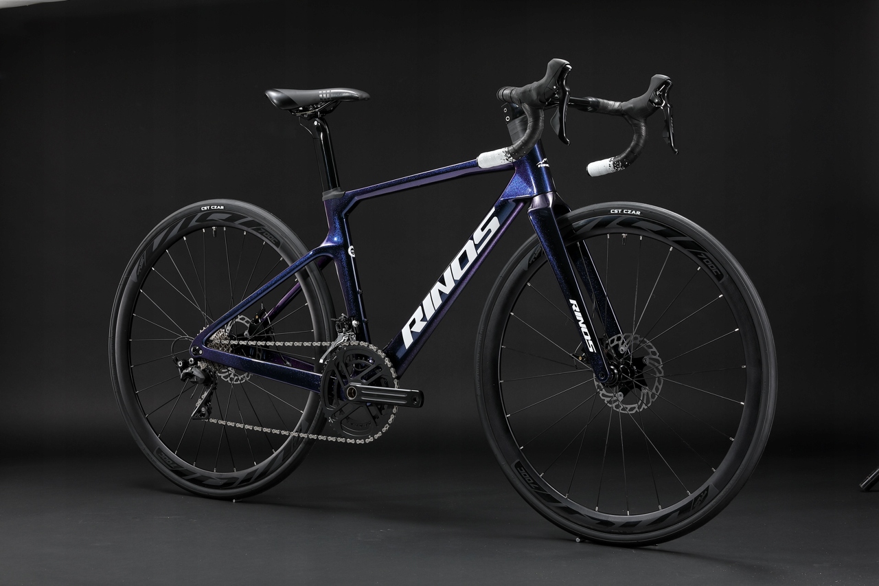 RINOS Odin 1.0 Rower szosowy z karbonu Shimano SORA R3000 Wzrost 155-195 cm