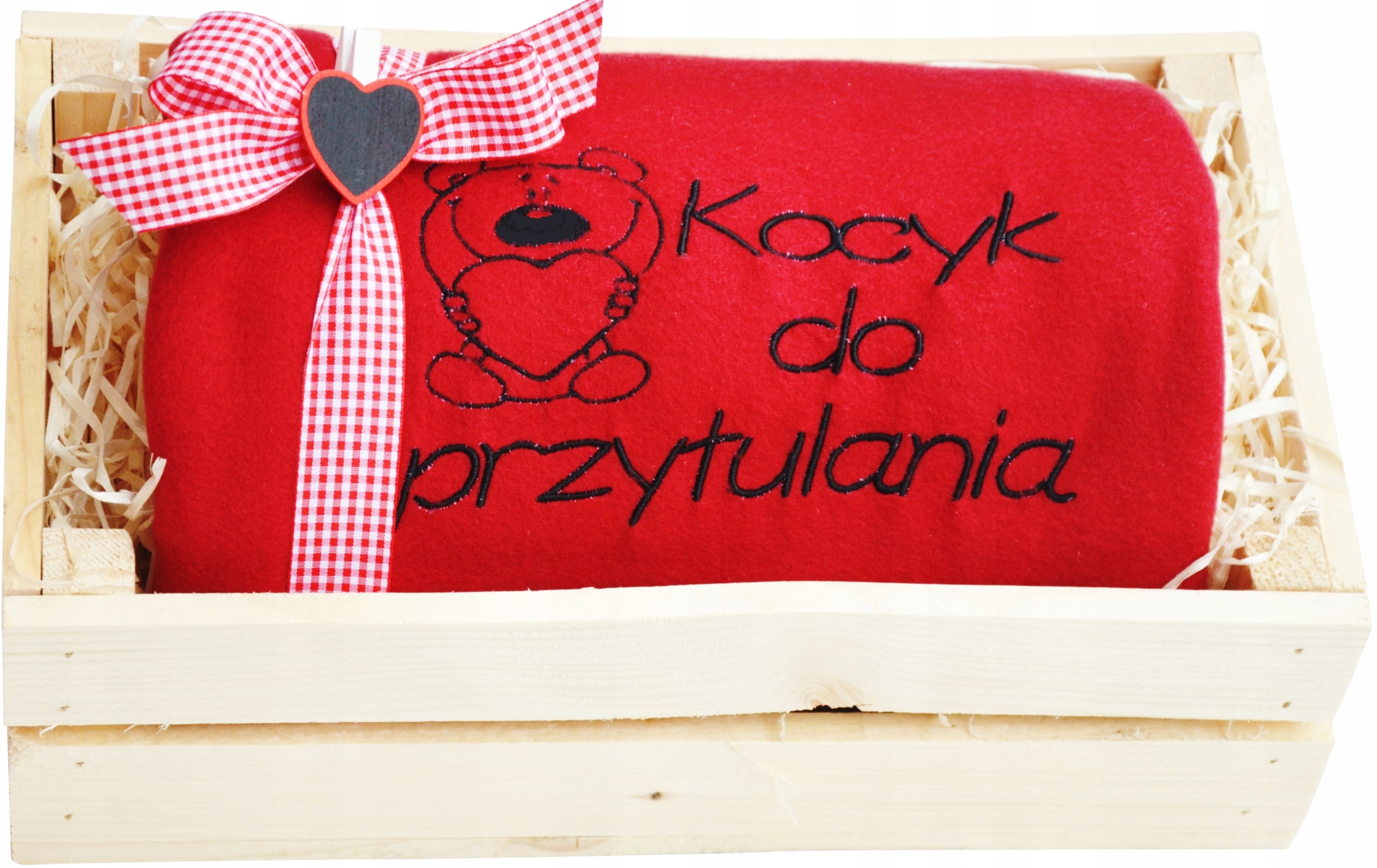 

na Walentynki Koc z Twoim Haftem