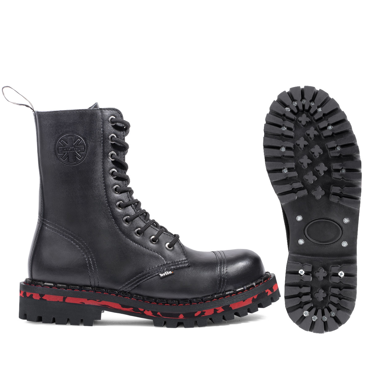 

Glany Brilu Steel-nose 10-DZIUREK Wysokie 36-47 45