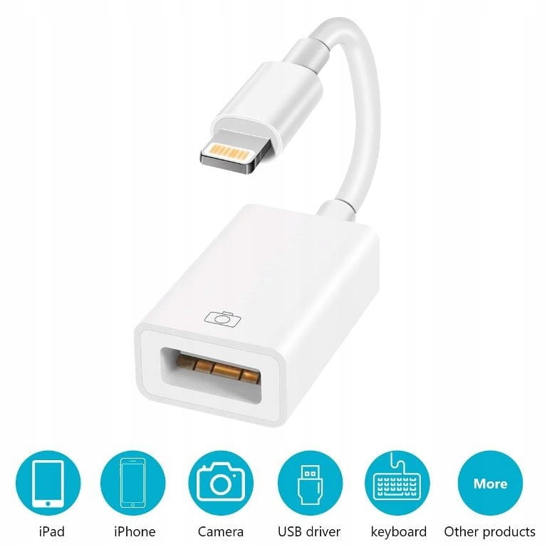 Lightning to USB 3 Camera Adapter 純正 Apple Apple純正 Lightning to USB 3カメラアダプタ [MKOW2AM/A