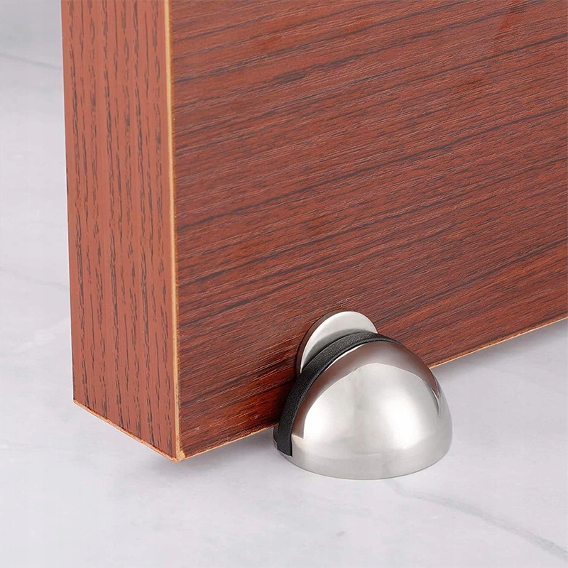 ODBOJNIK ODBÓJ DO DRZWI METALOWY MAGNETYCZNY STOPER OGRANICZNIK OKRĄGŁY Średnica 6 cm