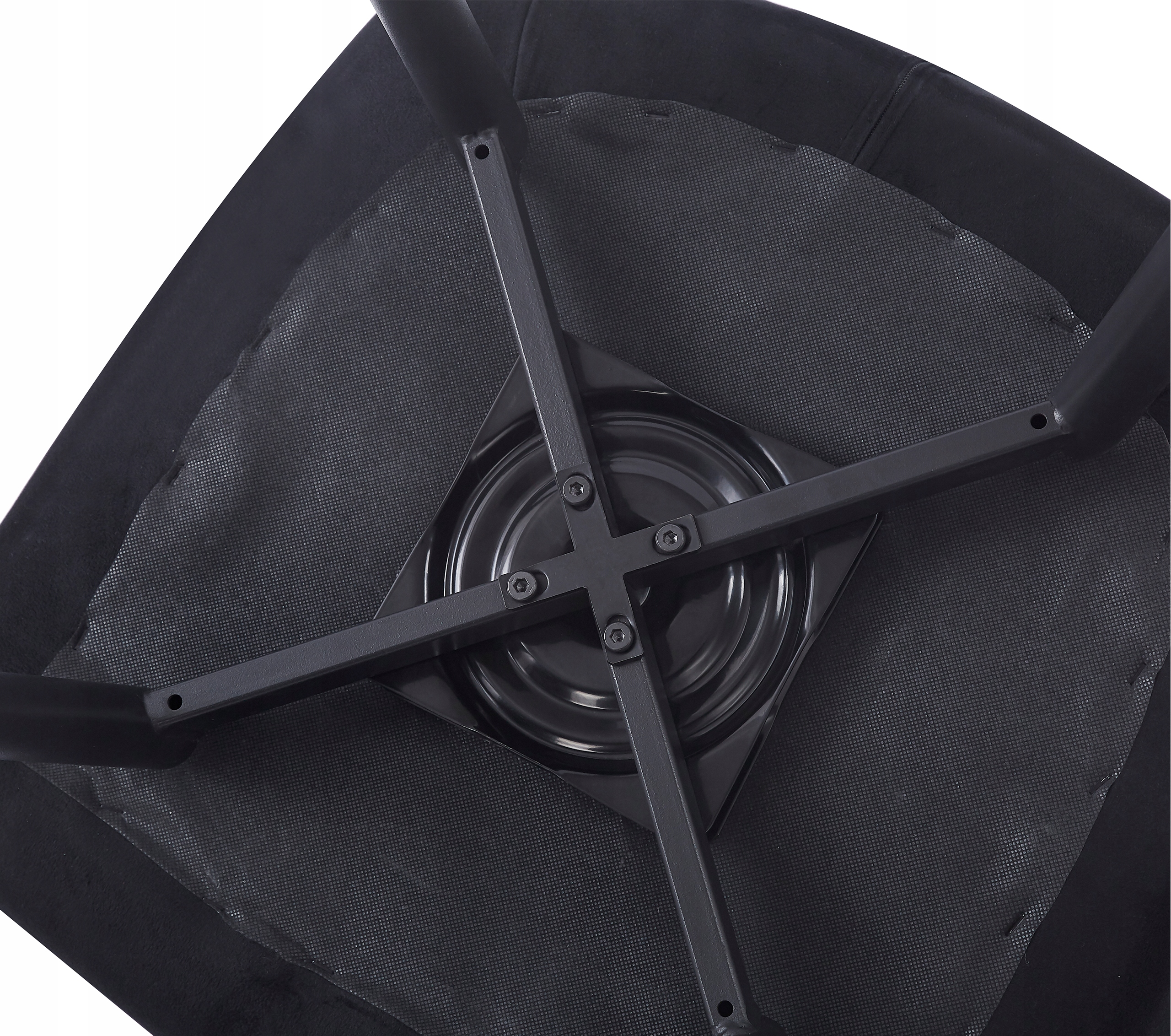 KRZESŁO TAPICEROWANE OBROTOWE 360 WELUROWE SALON JADALNIA JULIA KO202 SZAR Głębokość mebla 58.5 cm