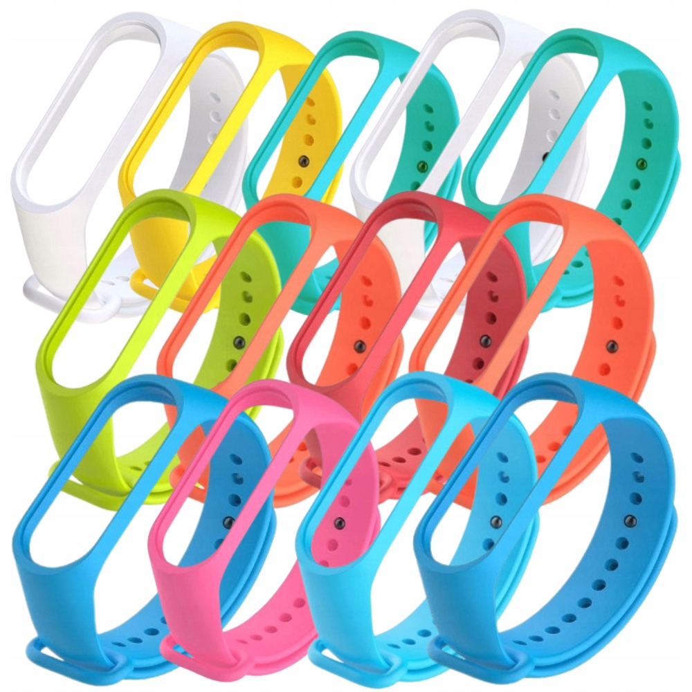

Zestaw 13 Kolorowych opasek do Mi Band 4 Paski