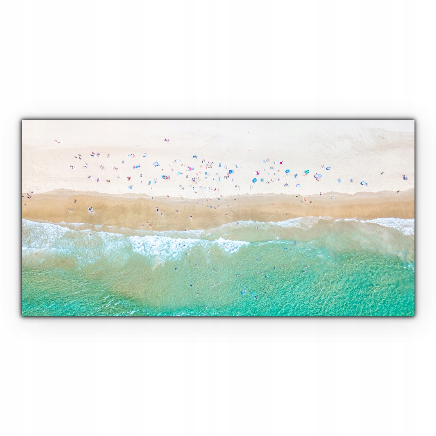 

Obraz Canvas dekoracja 120x60 Ocean Plaża Ludzie