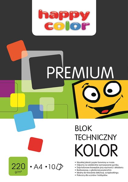

Happy Color Blok Techniczny A3 10ARK Kol Premium
