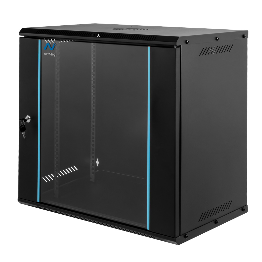 Szafa szafka Rack 19" 12U Netberg Basic Wisząca Instalacyjna 600x400 mm