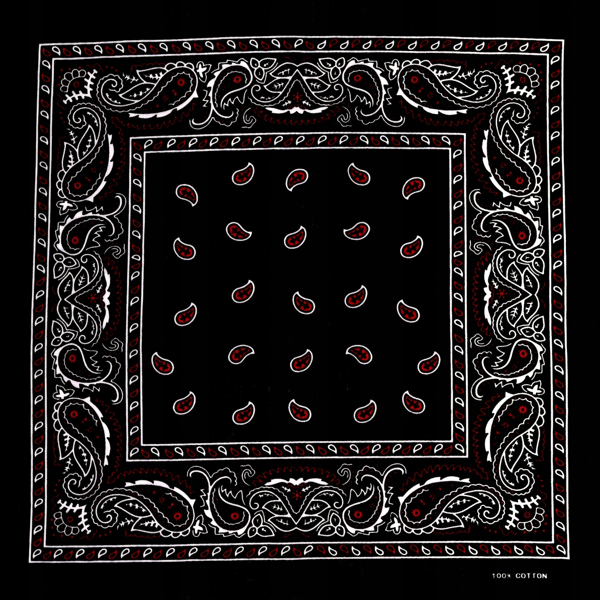 

Bandana bandama czarna bandamka chusta na twarz