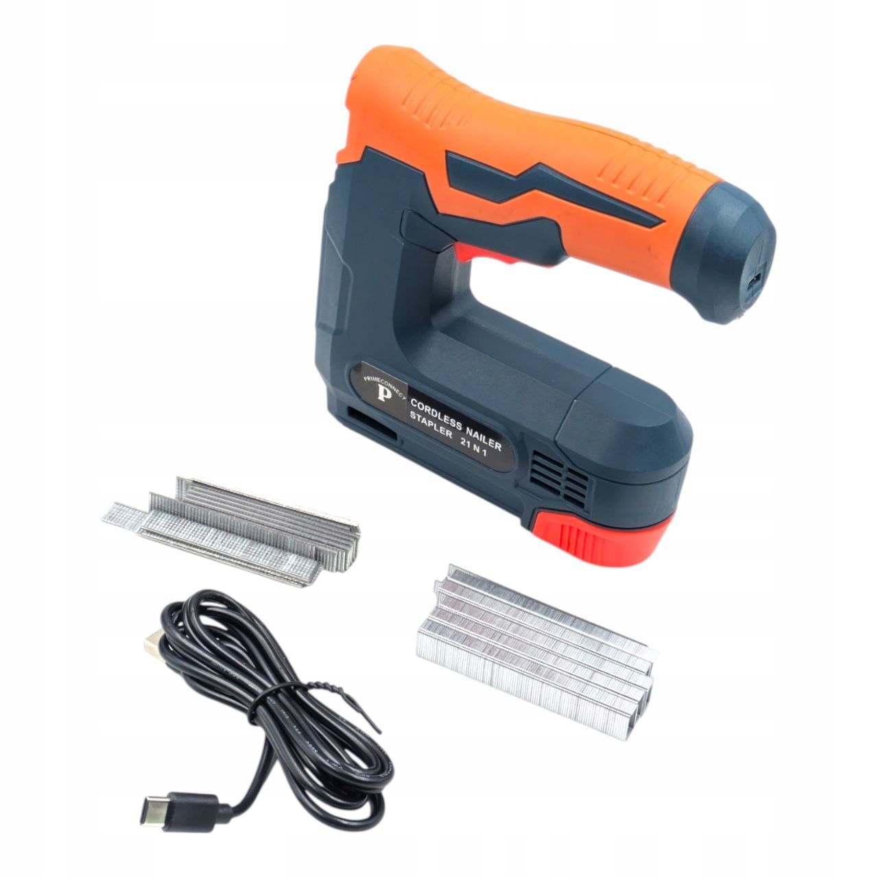 Akumulátorová Hřebíkovačka 2V1 Čalounická Sešívačka Usb Pistole Na Kolíky