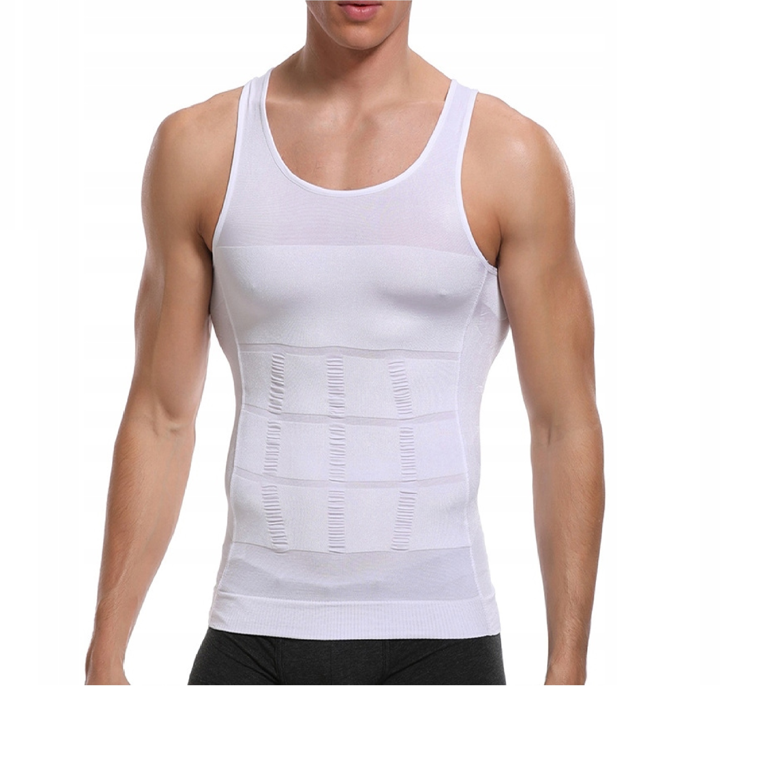 Koszulka wyszczuplająca męska odchudzająca fit L Rozmiar L