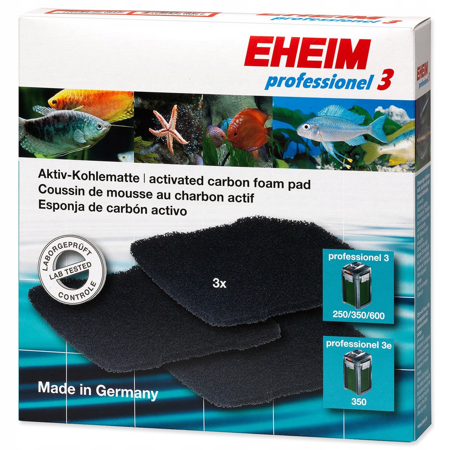 Levně Náplň Eheim molitan uhlíkový Professionel 4+ 350 3ks