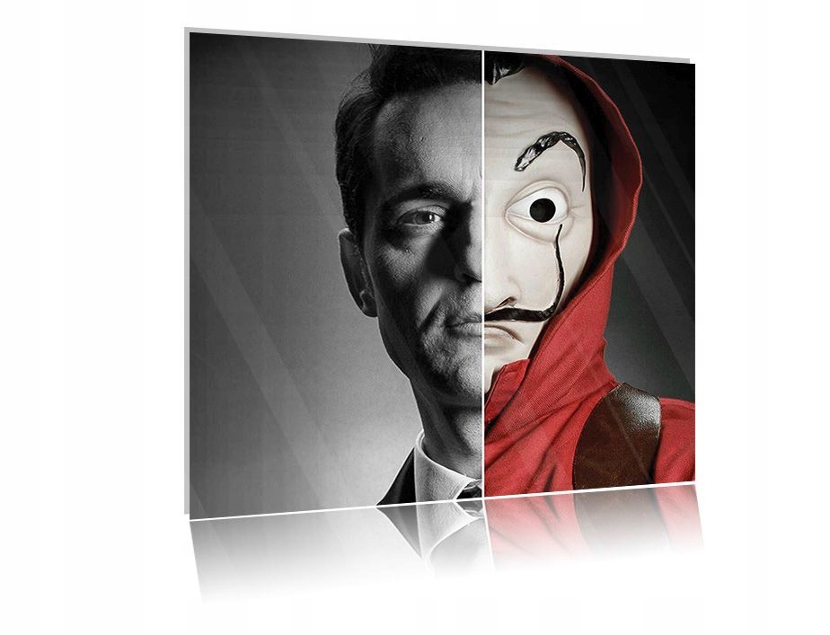 

Obraz szklany na szkle Dom Z Papieru 07 30x30