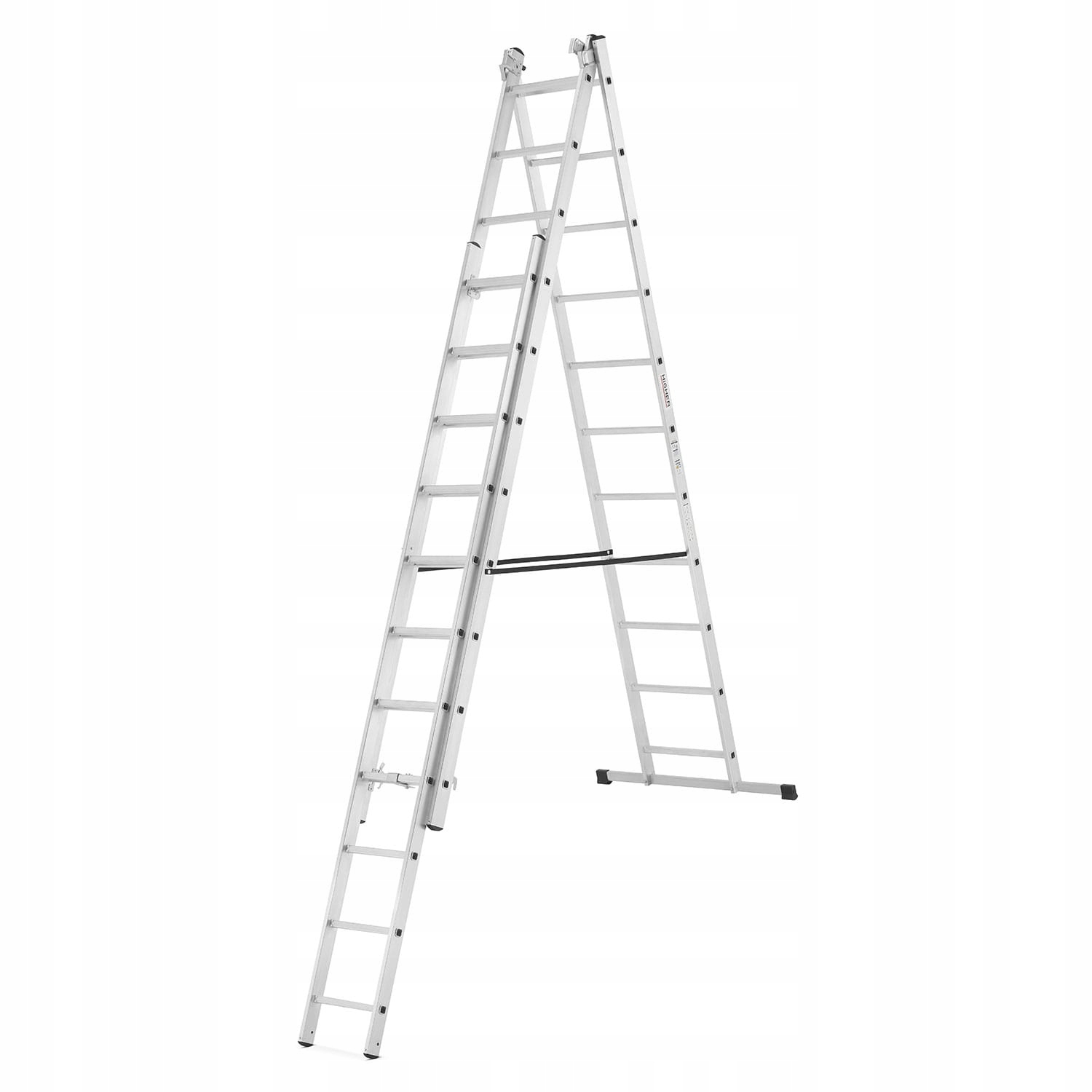 Drabina aluminiowa wielofunkcyjna z adaptacją na schody 3x11 HIGHER 150kg — 13