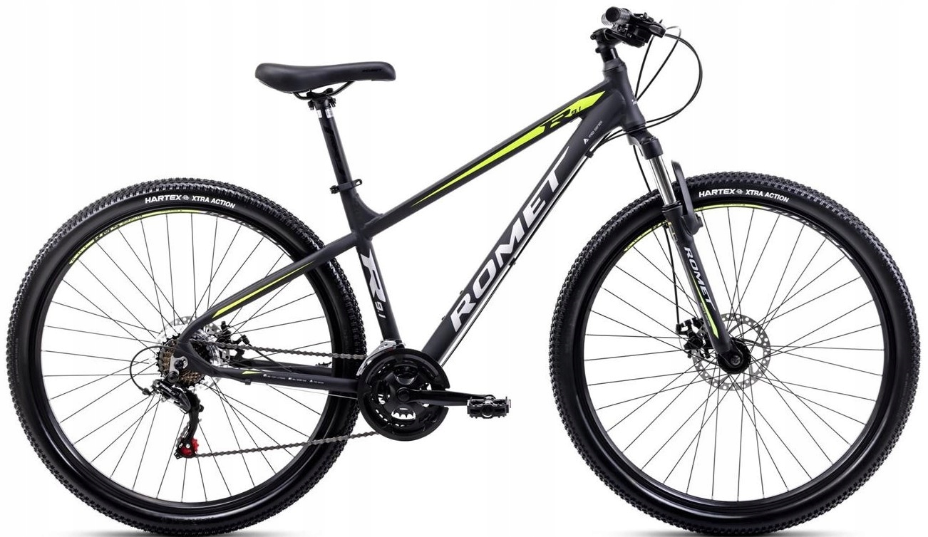 Rower górski Mtb Romet Rambler 9.1 Special 29 S(15") czarno-limonkowy