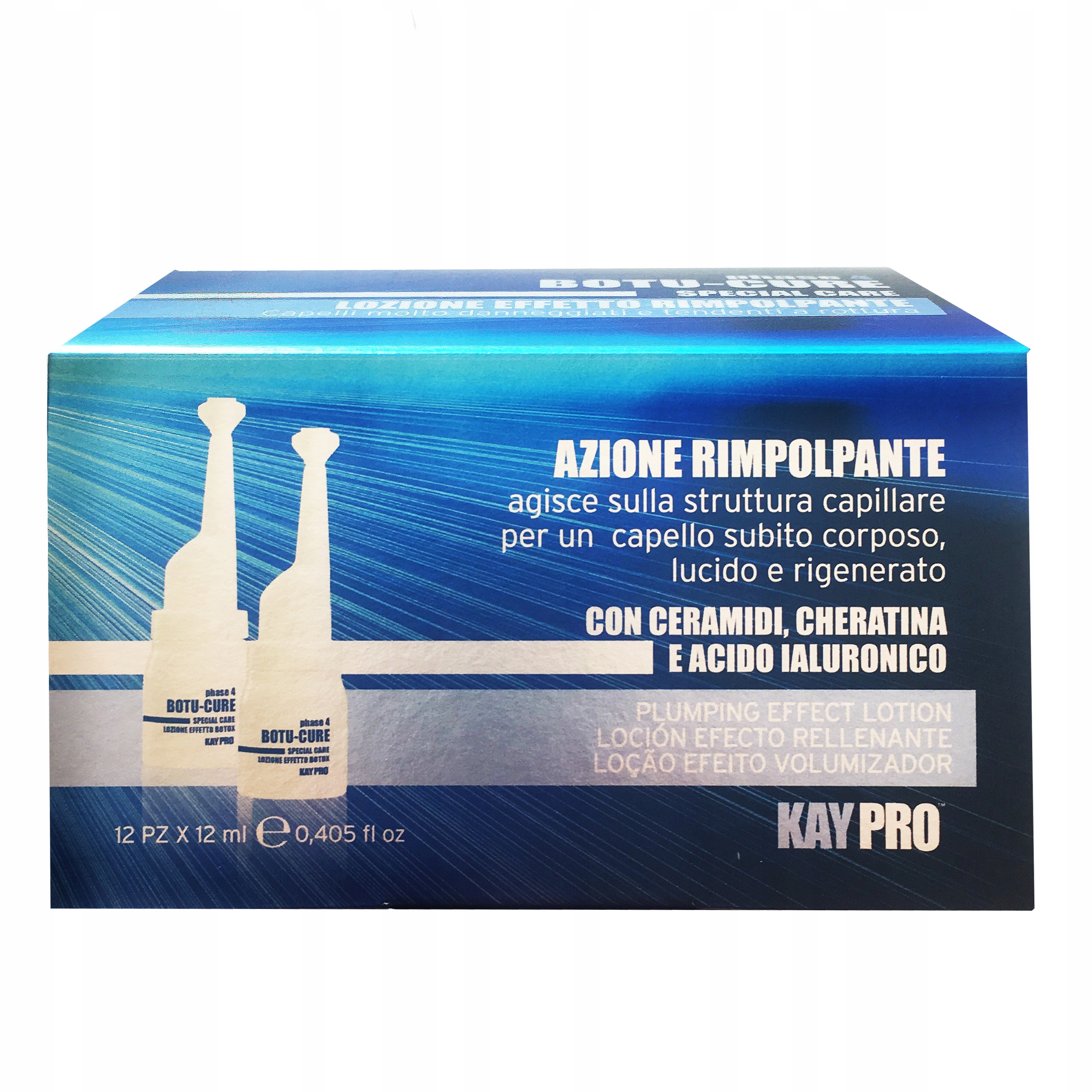 Ampulky pro poškozené vlasy KayPro Botu Cure Phase4 12x12 ml