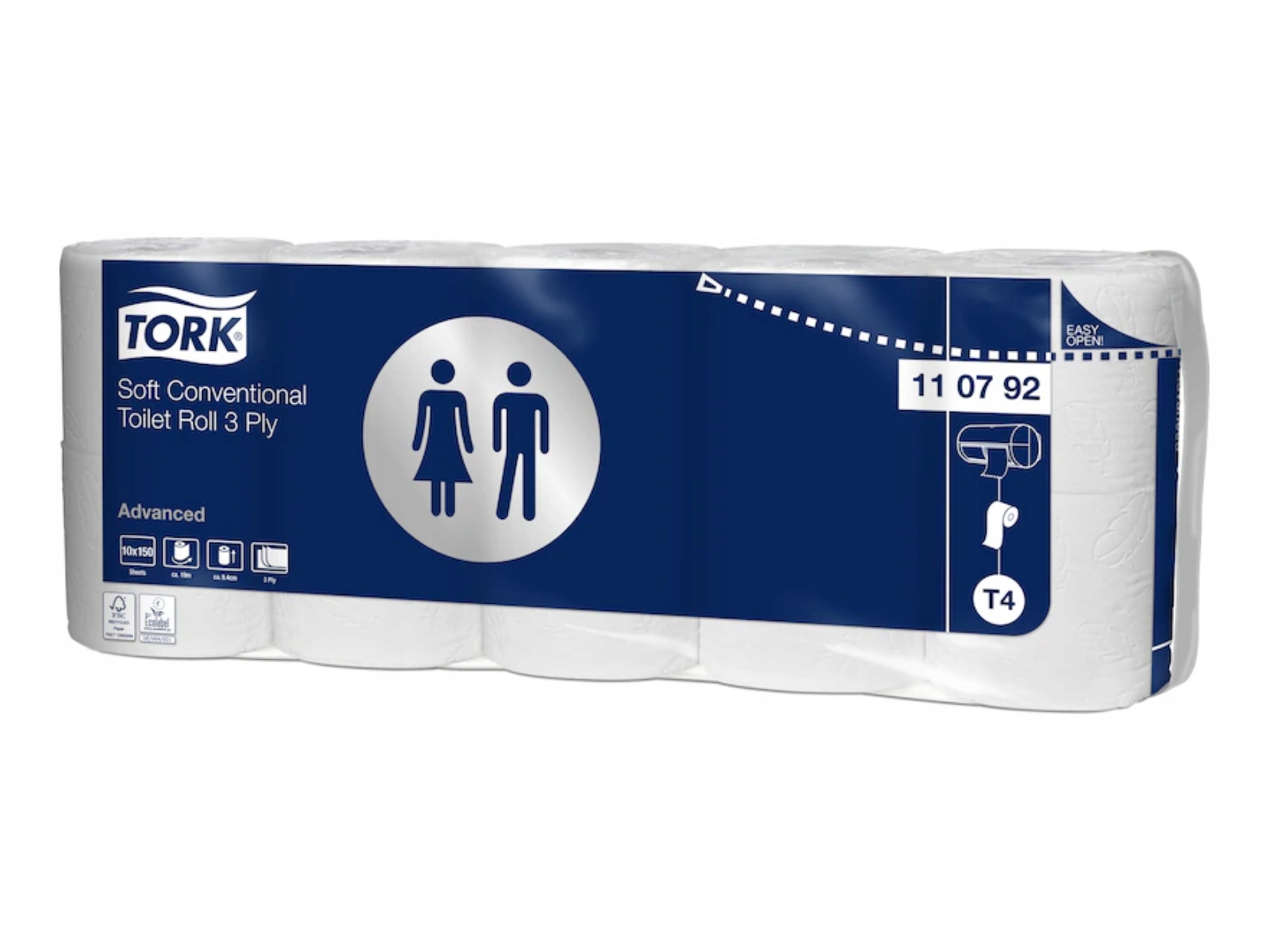 

Papier toal. Tork T4 110792 3065 3W 19,4m A10