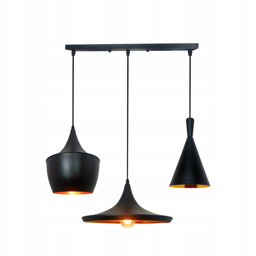 Потолочный СВЕТИЛЬНИК ПОДВЕСНОЙ светильник LOFT GOLD 3 EDISON E27 СВЕС