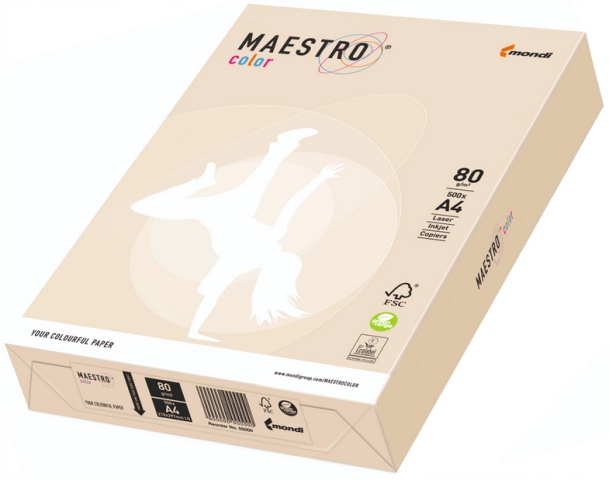 

Papier ksero A4 80g kolorowy kremowy CR20