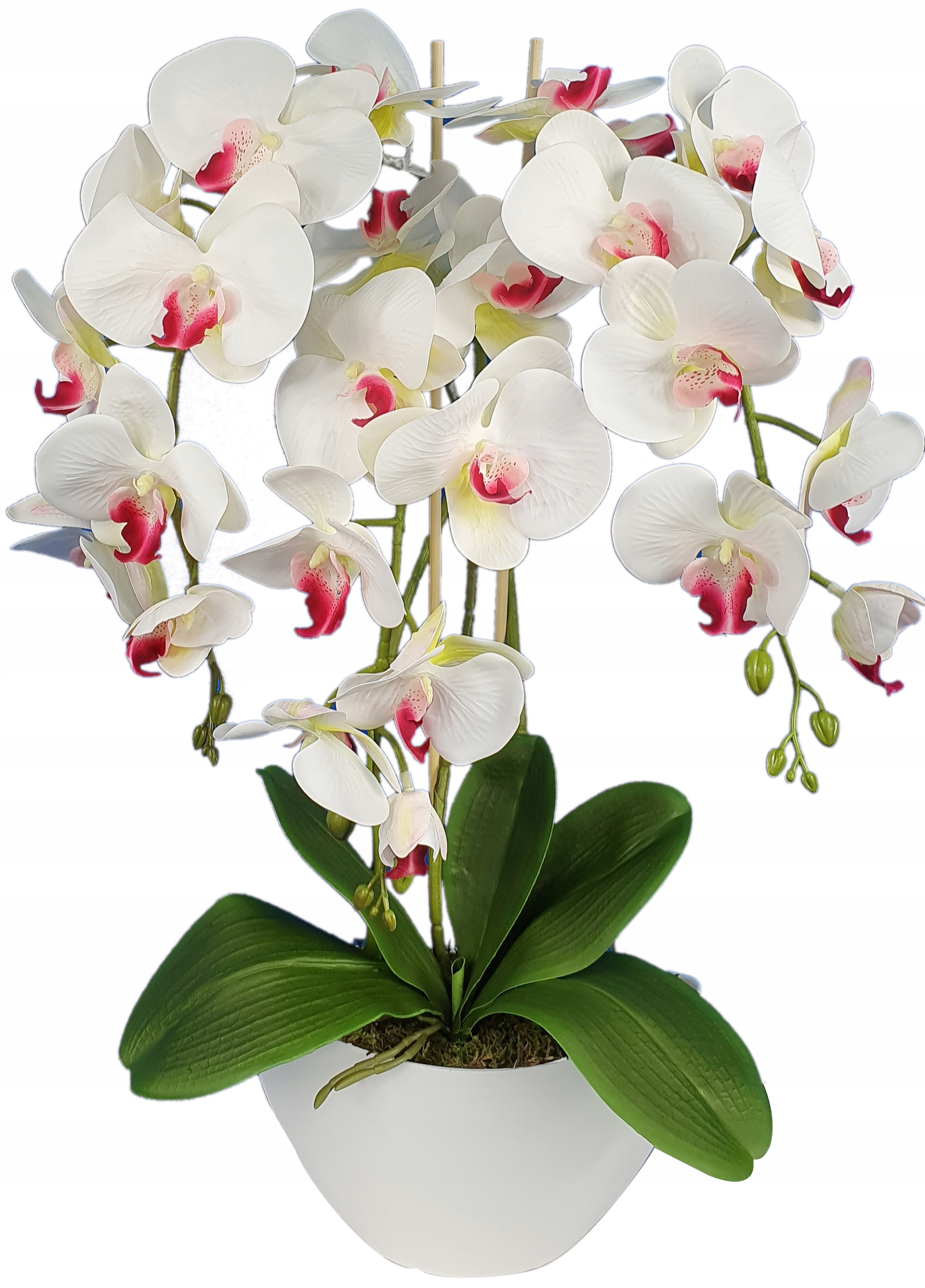 

Storczyk Sztuczny Kwiaty Orchidea 3P guma jak żywy