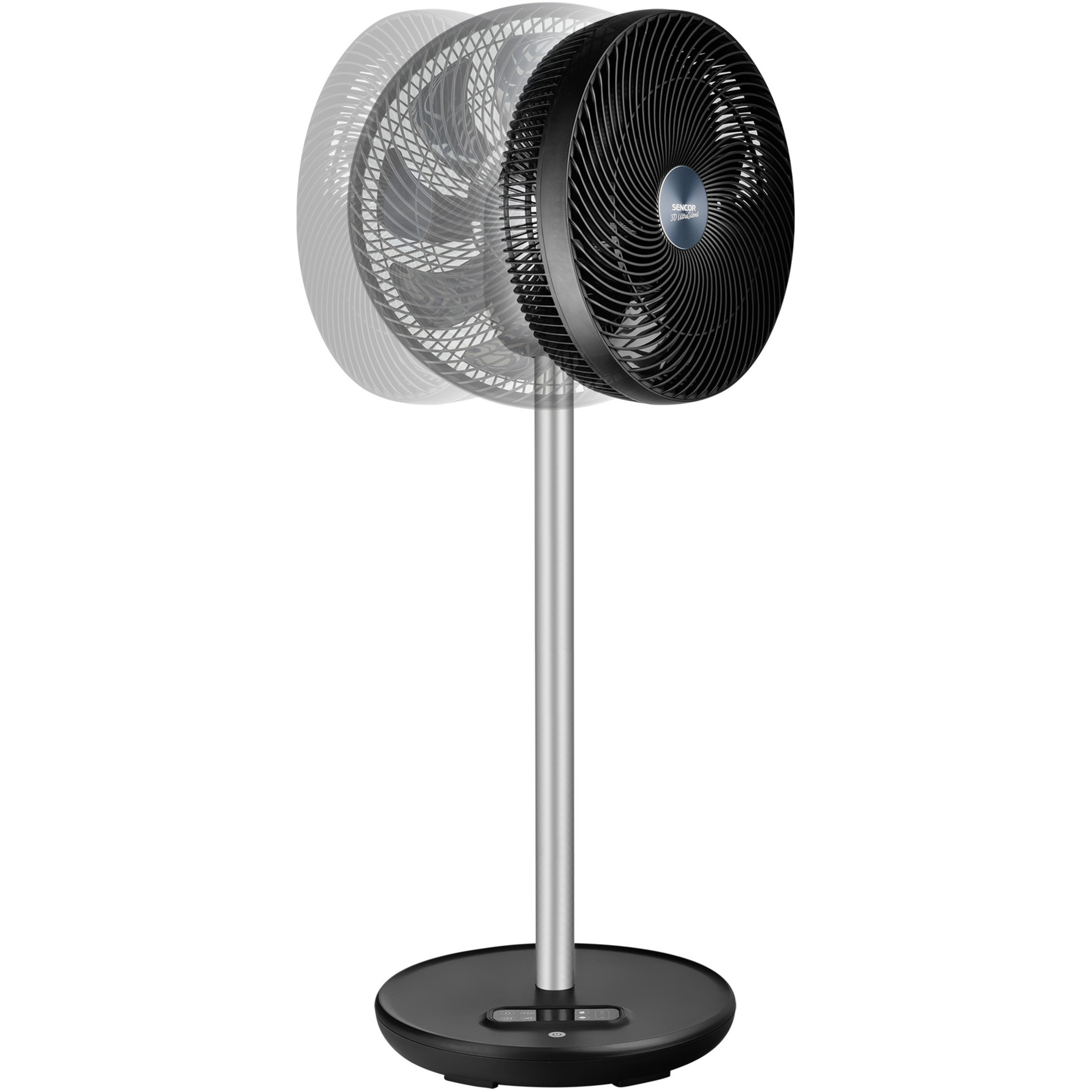 Wentylator Wiatrak Stojący Sencor Sfn 3040BK 8 prędkości 90 cm Turbo Czarny