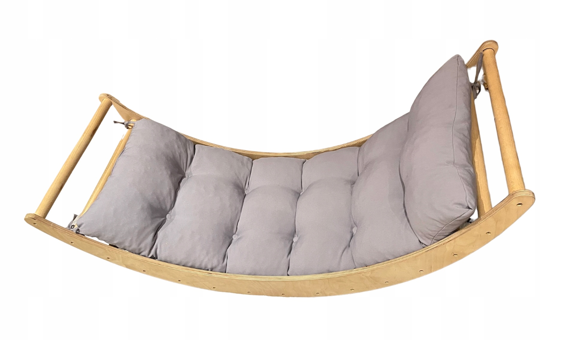 Poduszka na bujak Montessori jasny szary M Rodzaj bujaki