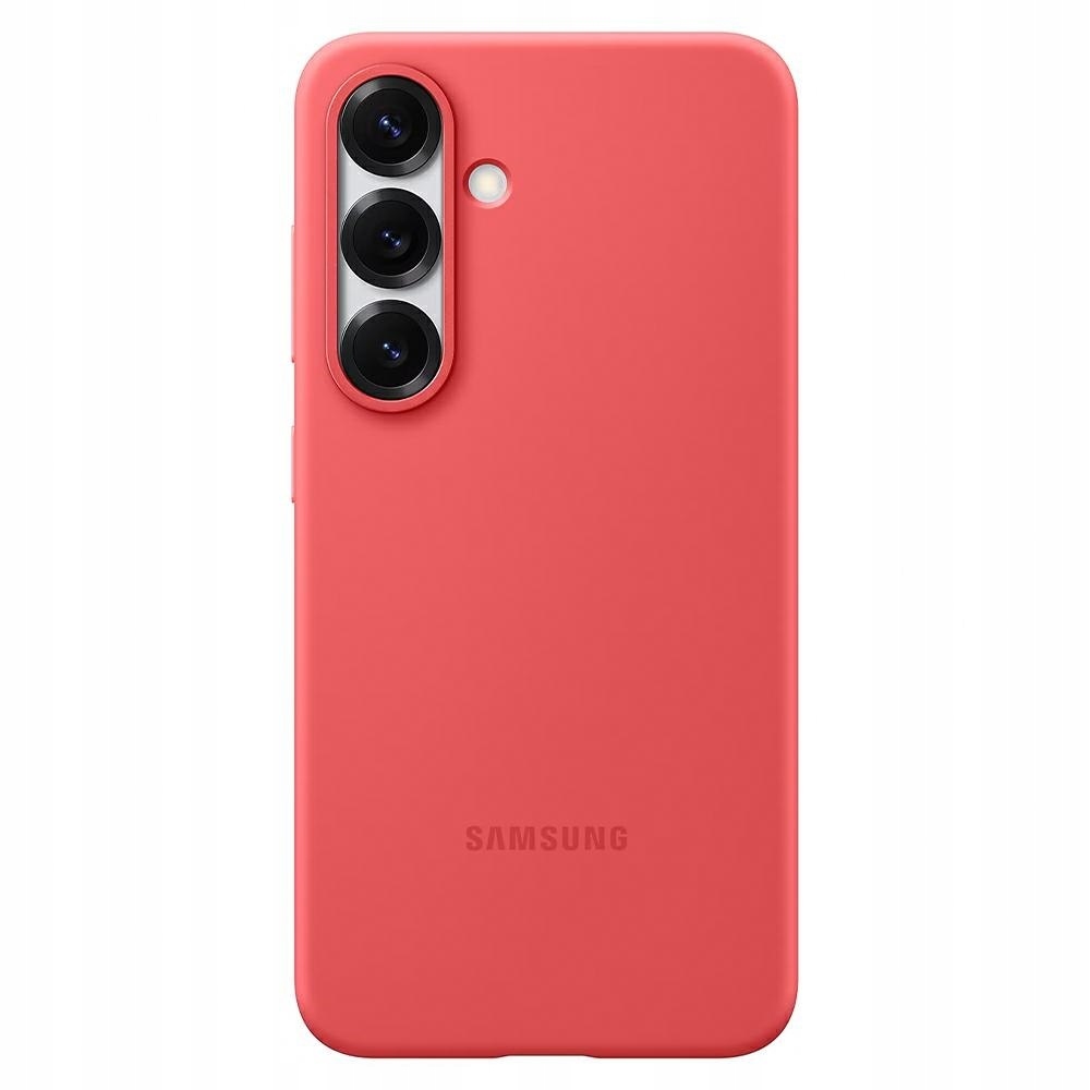 Samsung Silicone Cover do Galaxy S25 Czerwony