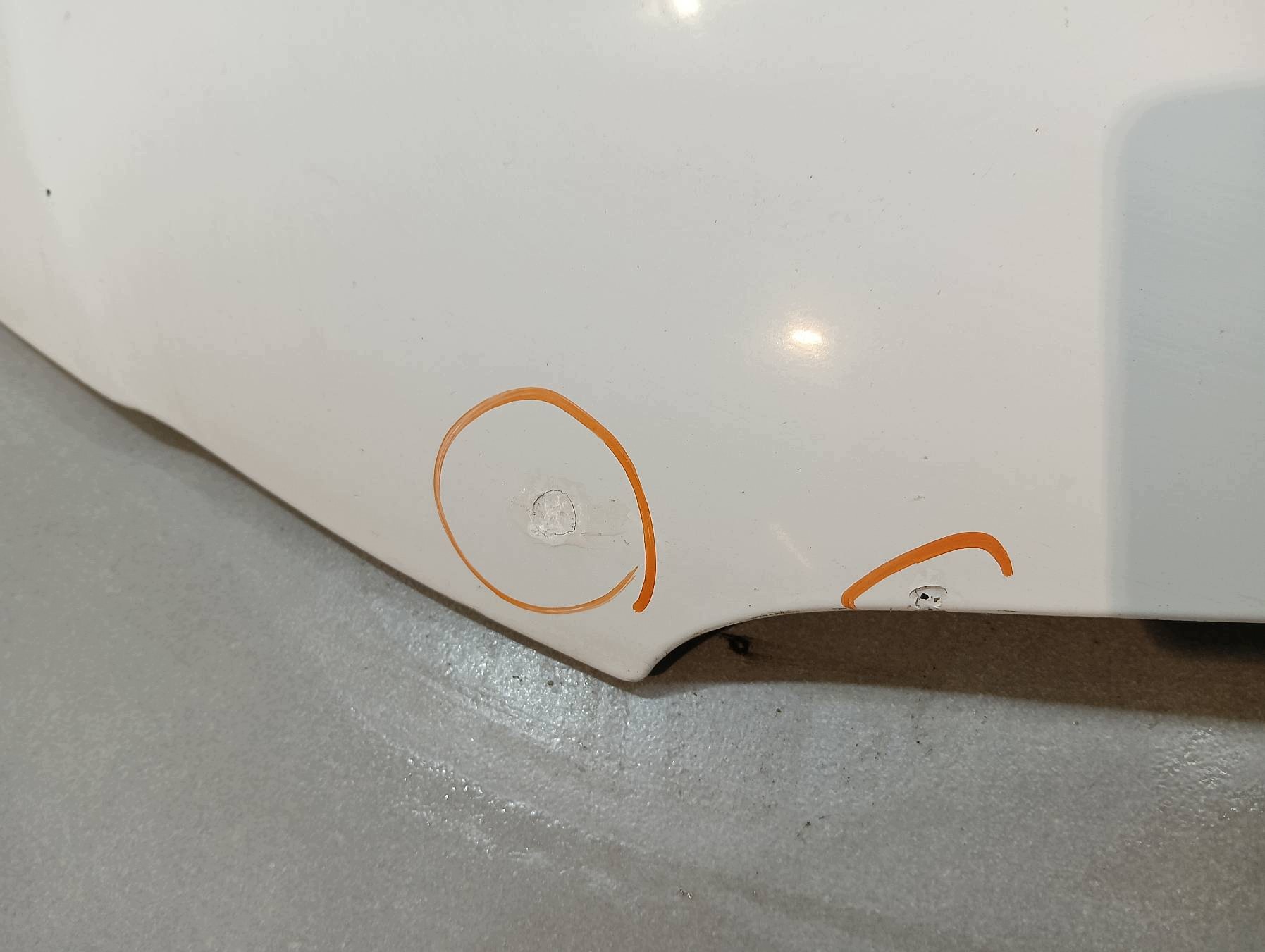 bonnet front BIALA damaged Audi A4 IV (2008-2015) B8
