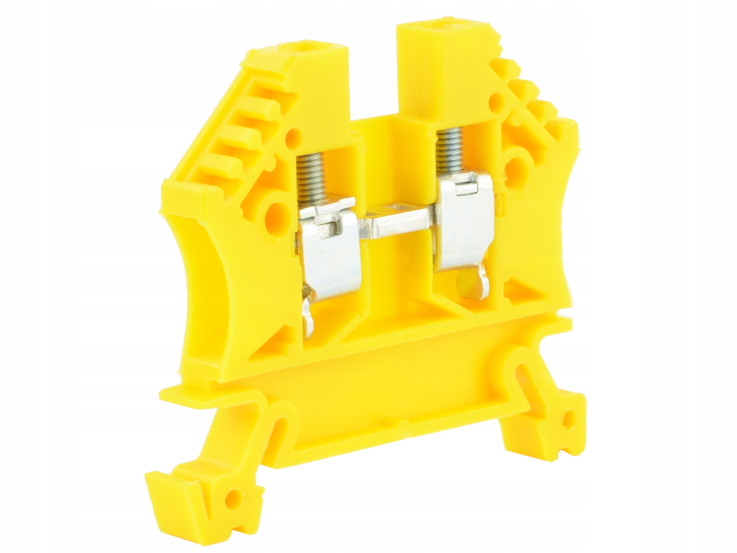 Złączka szynowa ZUG na szynę TH35 2,5 żółta