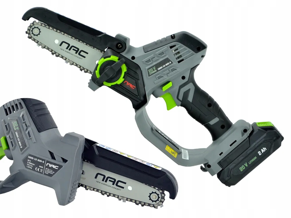 Nac Aku Řetězová Pila Mini 20V 1x2Ah 12,7 cm