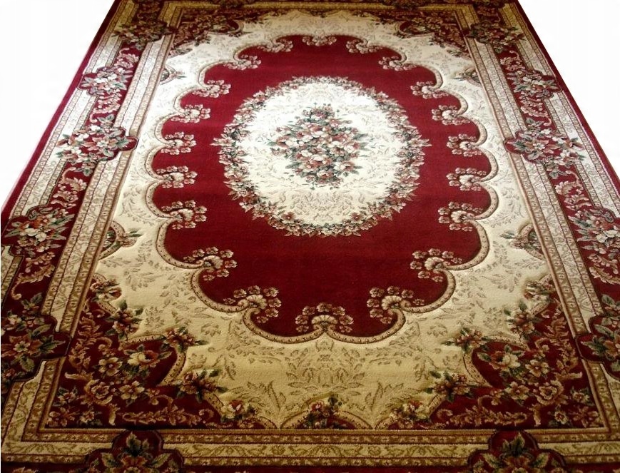 

Dywan Królewski Wycinany Fryz 200x300 Bordo