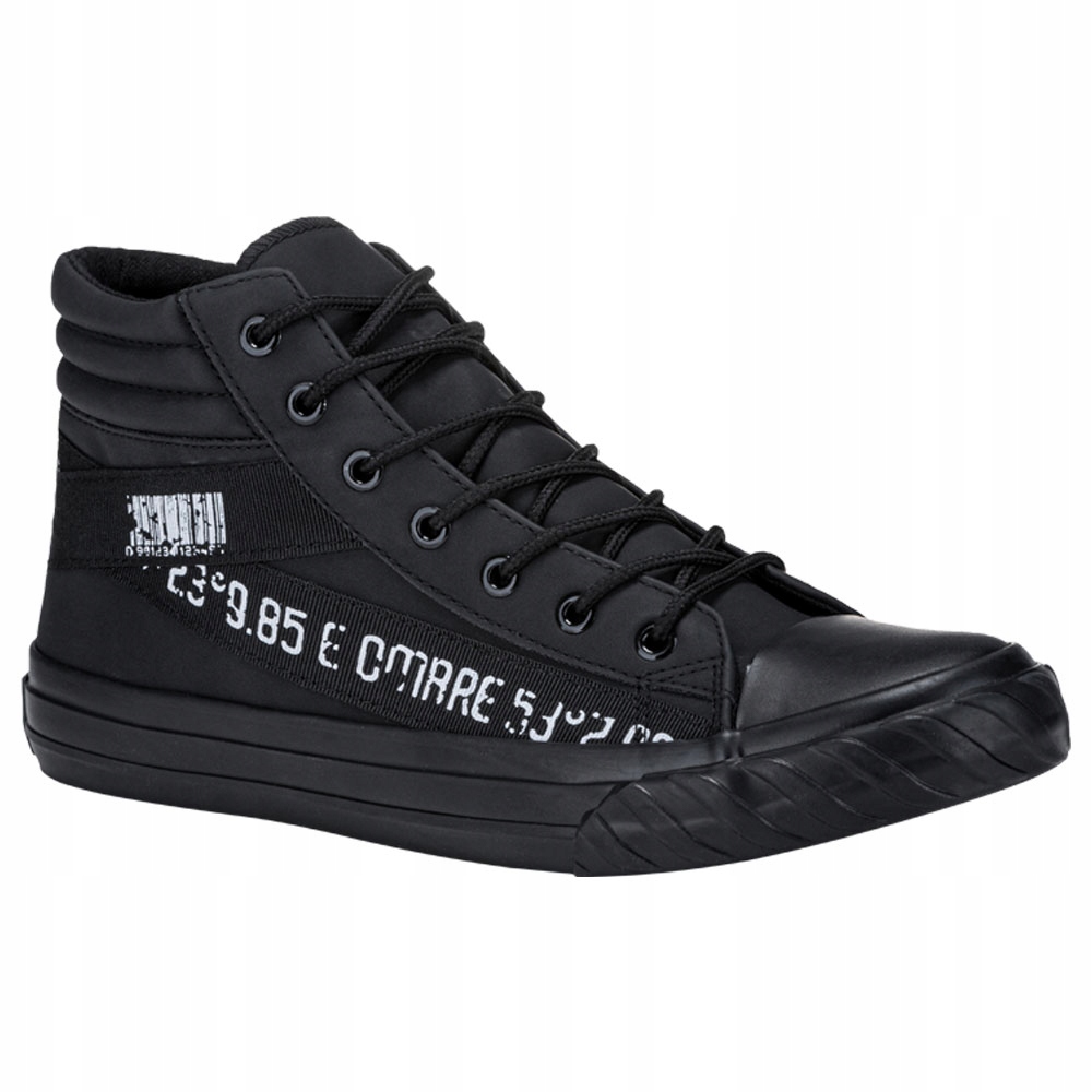 

Trampki męskie sneakersy sznurowane T357 czarne 43