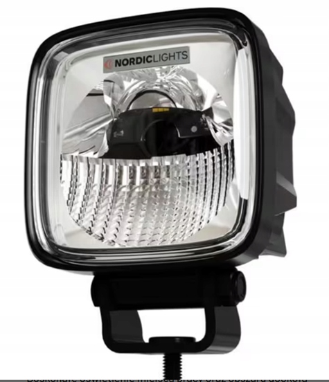 Čtvercová Pracovní Lampa LED1 28W 12/24V 1950lm Rozptýlené Světlo