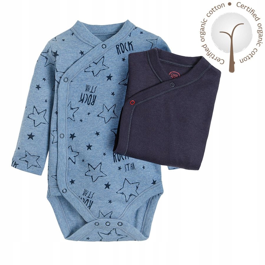 

Cool Club Body Długi Rękaw 2szt 6-9m 74cm Granat