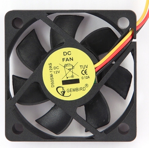 

Wentylator Gembird D50SM-12AS 50 x 50 mm 3PIN
