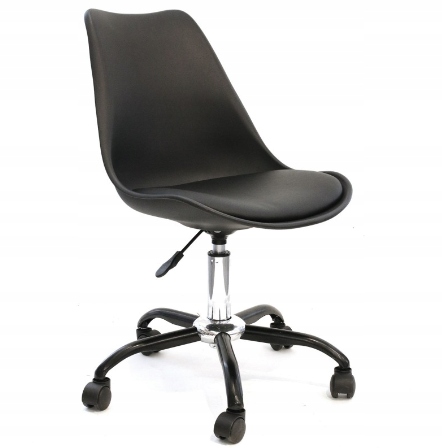 Home Deco Kiruna Židle Na Kolečkách Černá