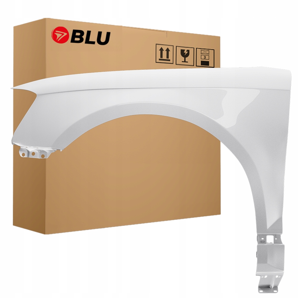 Blu Blatník Audi A3 8P Lift LS9R levý 08-12 přední pozink GletscherWeiss