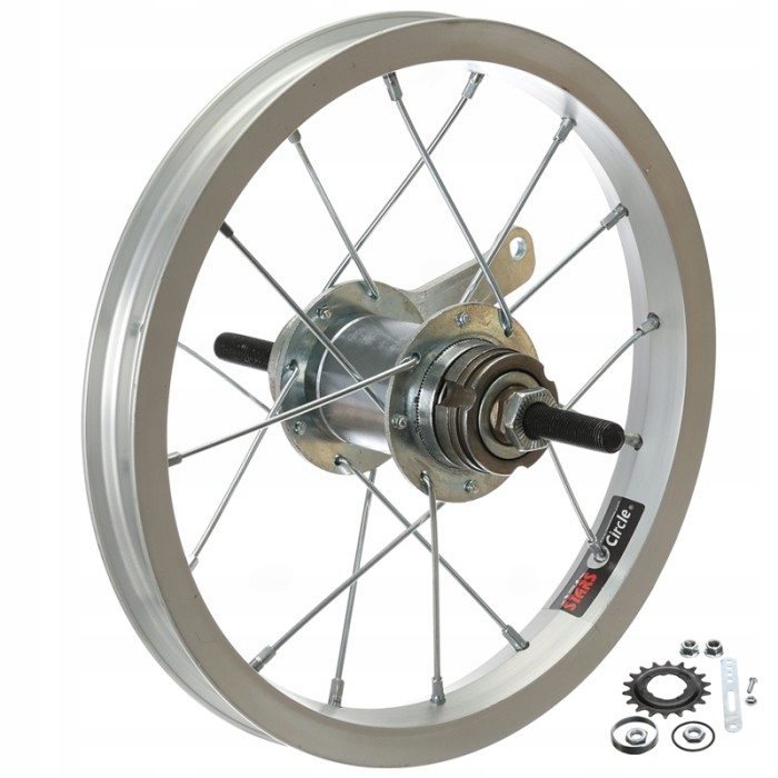 Koło rowerowe tył 12 Torpedo FALCON Aluminiowe do Rowerka dziecięcego