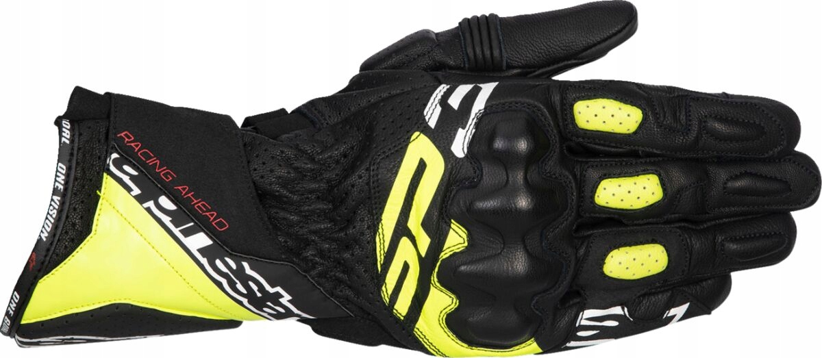 Motocyklové Rukavice Alpinestars SP-3 Čierne/žlté/biele L