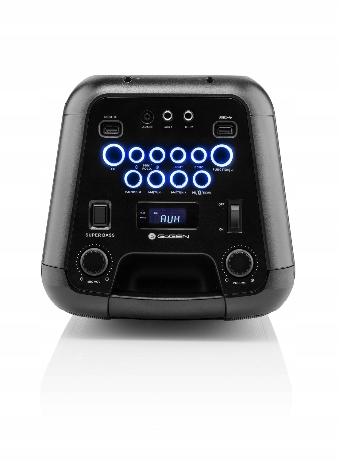 GŁOŚNIK BLUETOOTH PRZENOŚNY KARAOKE 70W GOGEN 686X Kod producenta GŁOŚNIK BLUETOOTH GOGEN 686X