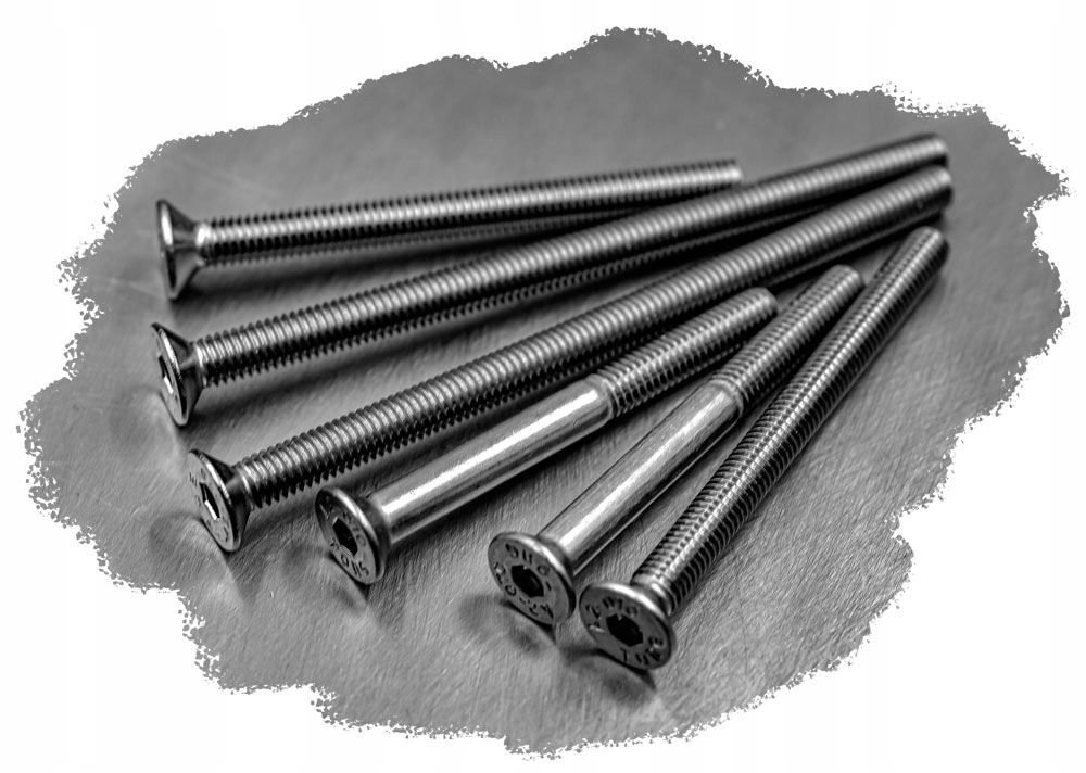 M4x50 ŚRUBA STOŻKOWA IMBUS AMPULOWA NIERDZEWNA A4 7991 (10) Średnica 4 mm