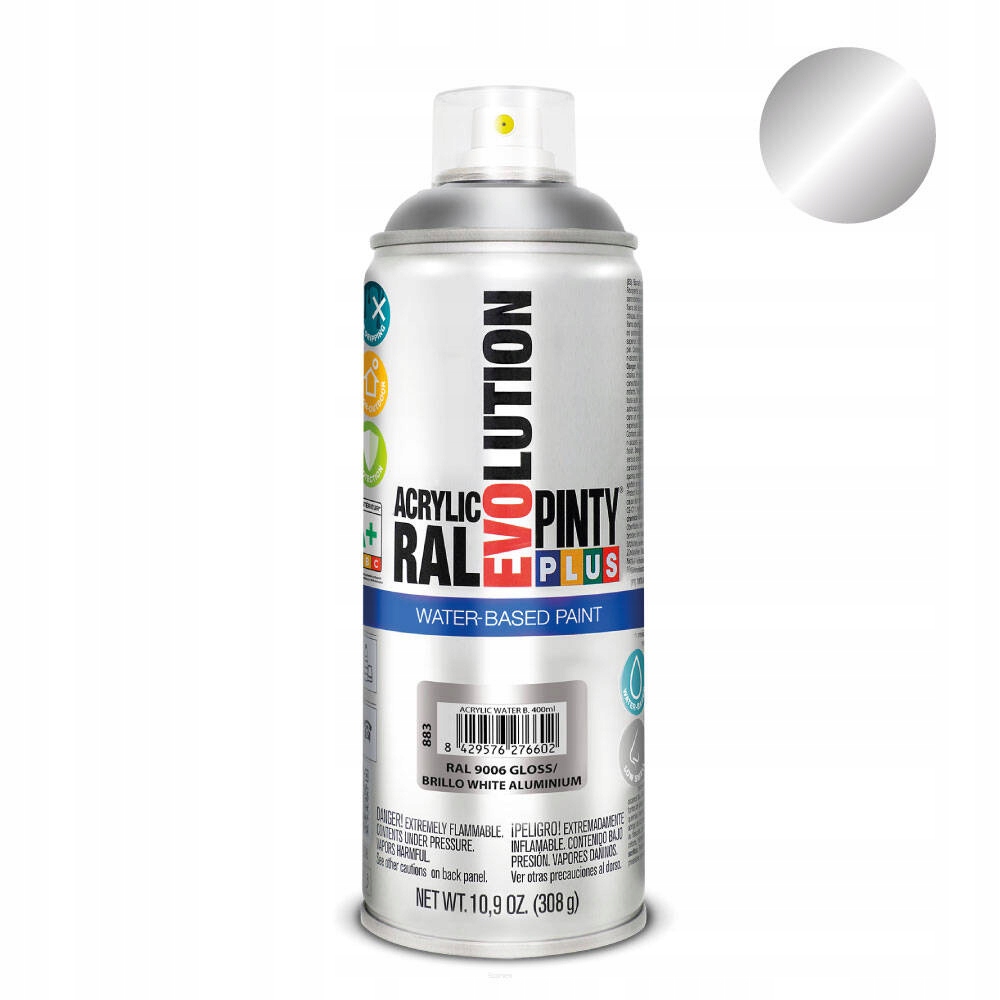 

Pintyplus Evolution farba spray Ral 9006 aluminium