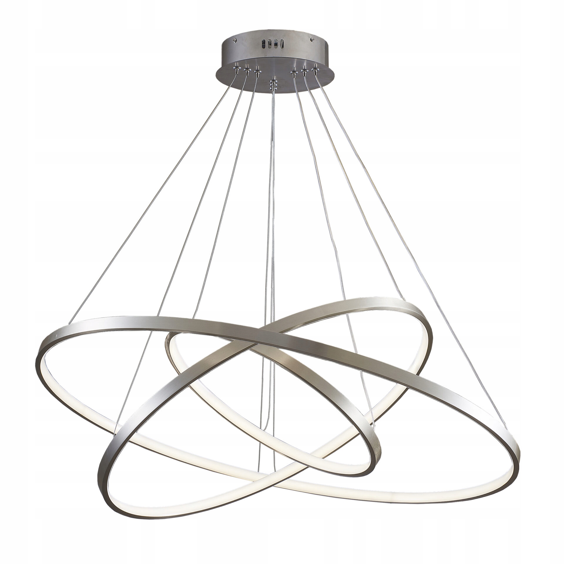 Závěsné Stropní Svítidlo Zwis 60W 8000lm 4000K Neutrální 120° Stříbrná Lea