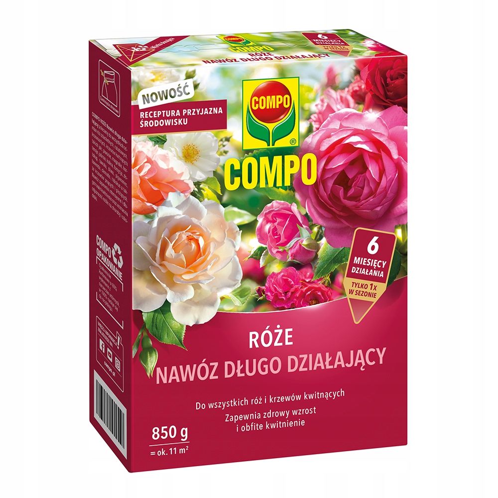 

Nawóz Do Róż I Krzewów długo działający 850g Compo