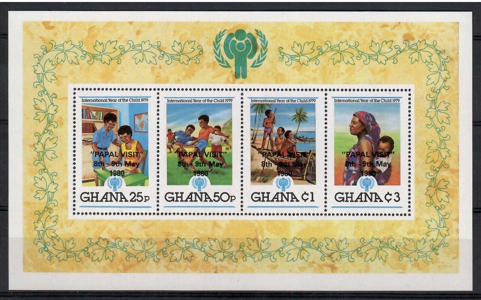 Ghana 1980 Mi bl 84 Czyste **