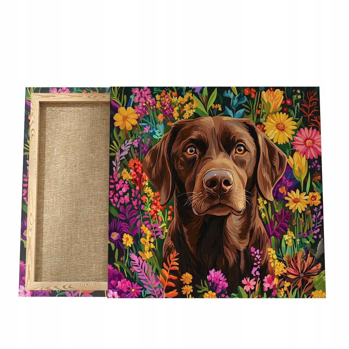 Obraz se psem Plátno Labrador Obraz s labradorem Pes Obraz, Portrét psa