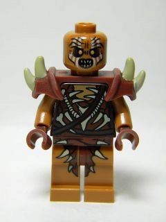 Lego Nová figurka Gundabad Orc Plešatý s ramenními hroty Pán prstenů lor089